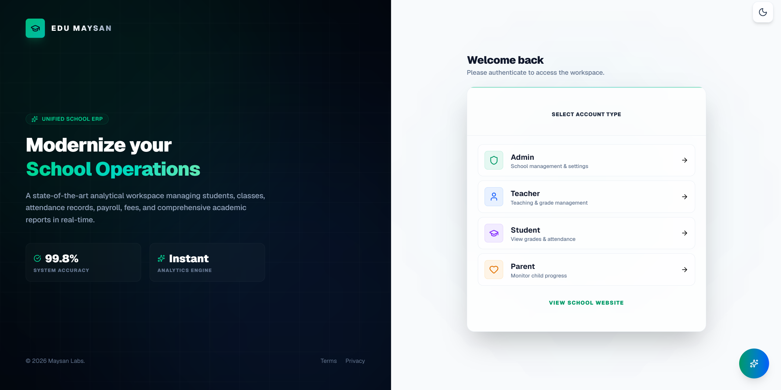 Edu-Maysan product interface preview